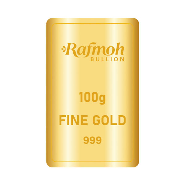 MINTED GOLD BARS 999 - 100 GRAM